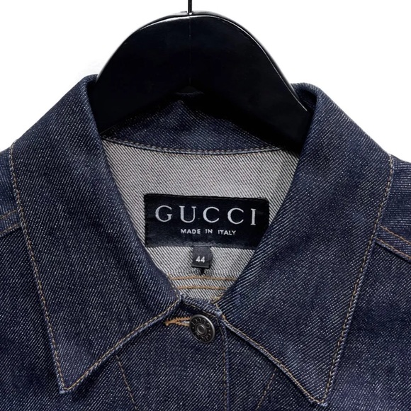 Gucci Dark Blue Jeans Jacket. - Picture 3 of 7